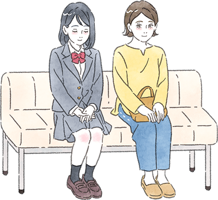 ワクチン接種が済んだら | 接種した後30分くらいは、病院で背もたれのあるイスなどに座って安静にします。また、接種した部位は清潔に保つようにしましょう。加えて、強くこすったり、もんだりしないようにしてください。